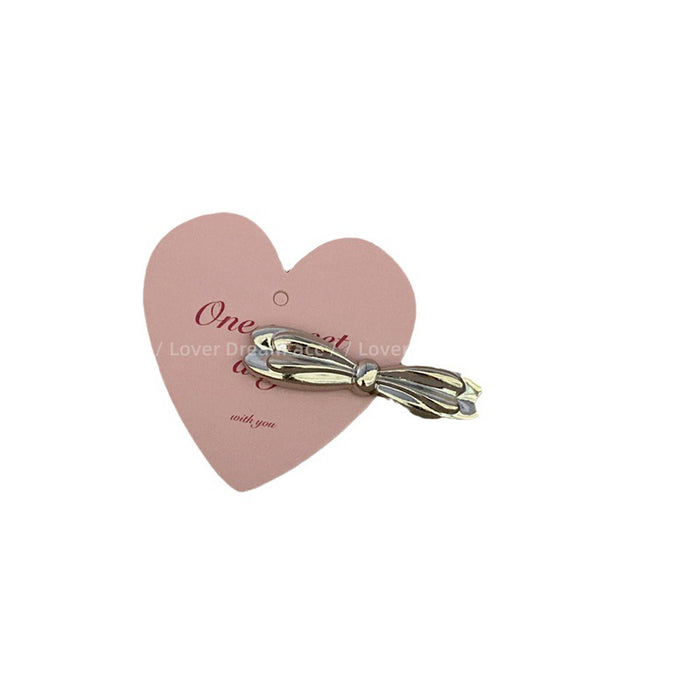 Wholesale New bow metal hair clip with cute side bangs and hair accessories