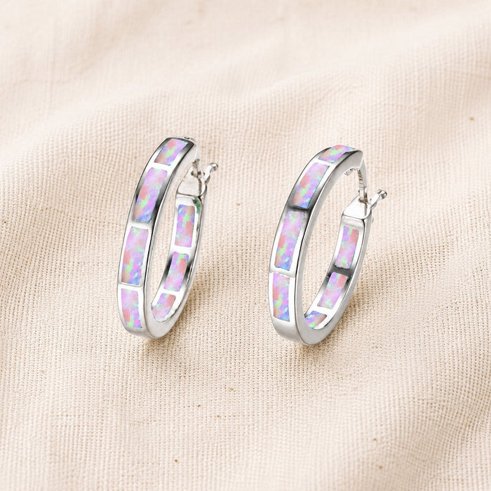Wholesale Urban Style Geometric Blue Earrings Fashion Jewelry Accessory Party Wear Gift