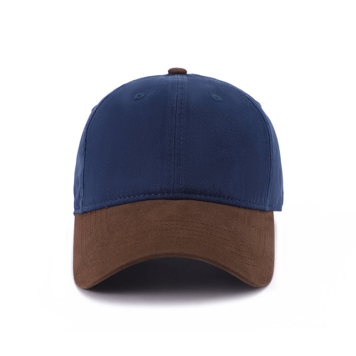 Wholesale Color blocked versatile hat, duckbill cap, soft top, sunshade and sun protection baseball cap