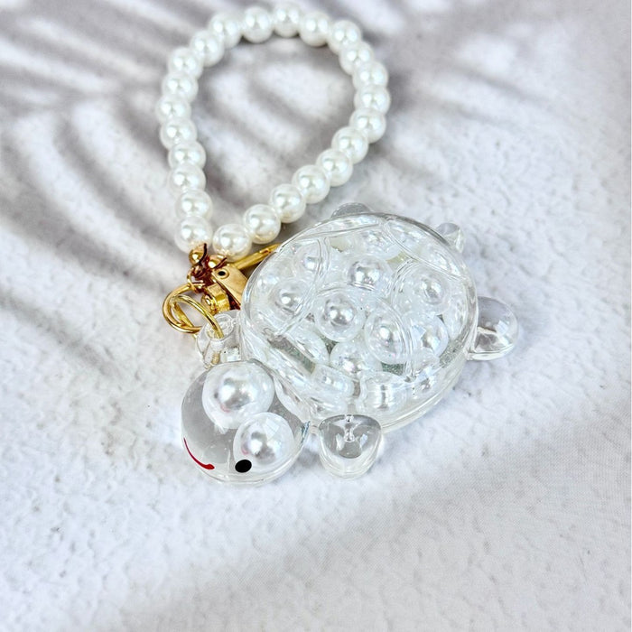 Wholesale Oil-filled quicksand turtle keychain