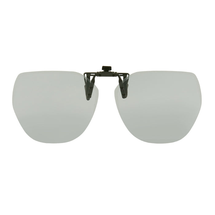 Wholesale upturn sunglasses polarized clip frameless polygonal men's and women's sunglasses clip