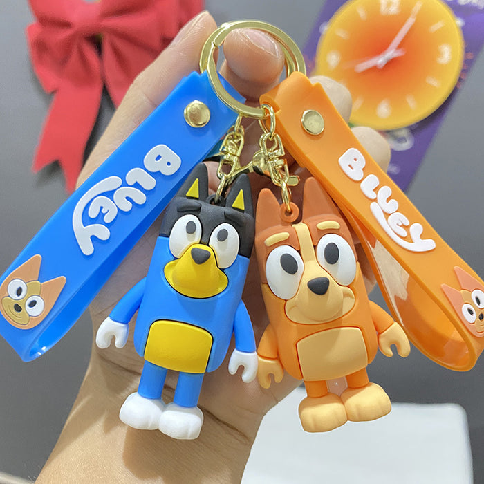 Wholesale PVC Cartoon Silicone Doll Keychain JDC-KC-YiCheng002