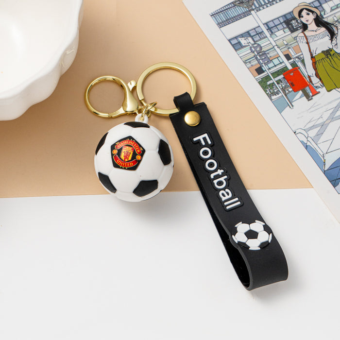 Wholesale Cartoon Football keychain bag charm
