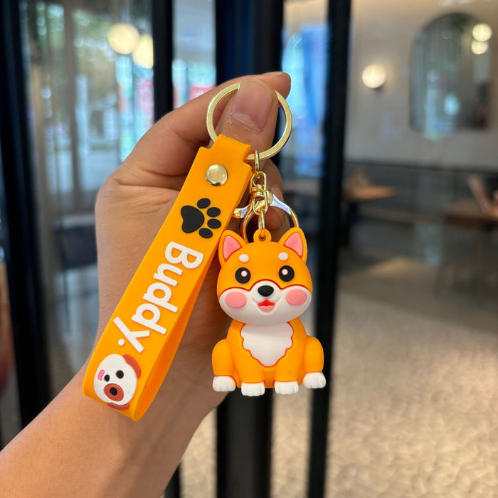 Wholesale Cute animal plush keychain