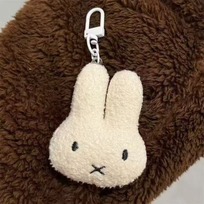 Wholesale Minimalist Corduroy Pencil Case Cute Rabbit Pattern Student Stationery