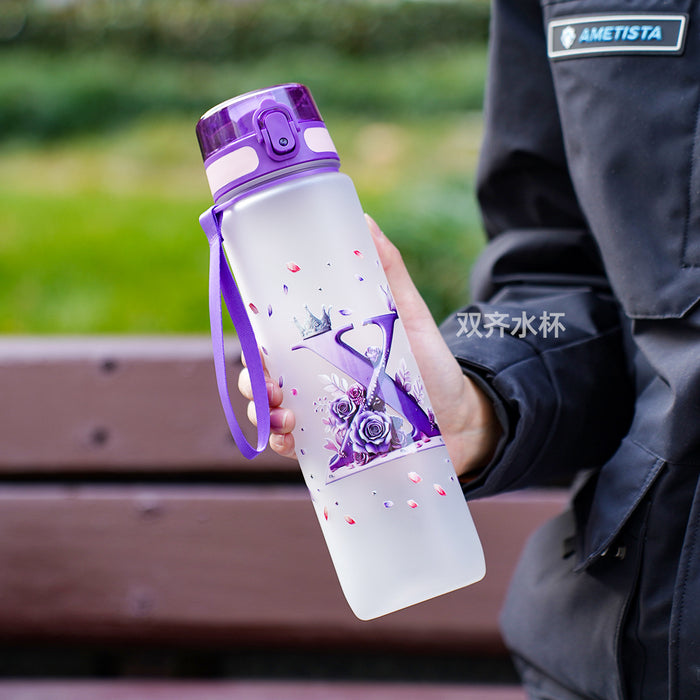 Wholesale Simple letter water bottle