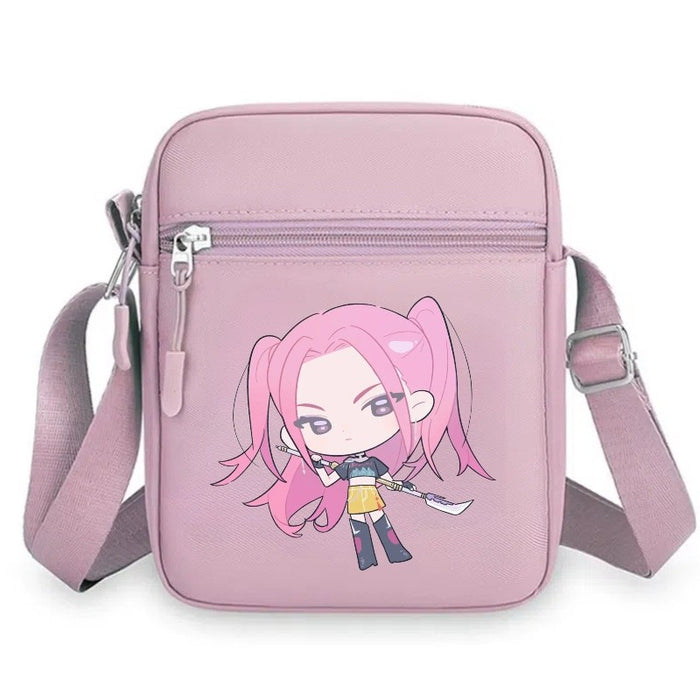 Wholesale Cute Cartoon Print Colorful Small Square Shoulder Bag