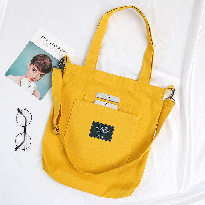 Wholesale Versatile Zebra Pattern Tutorial Bag Handbag Tote Bag Single Shoulder Canvas Bag