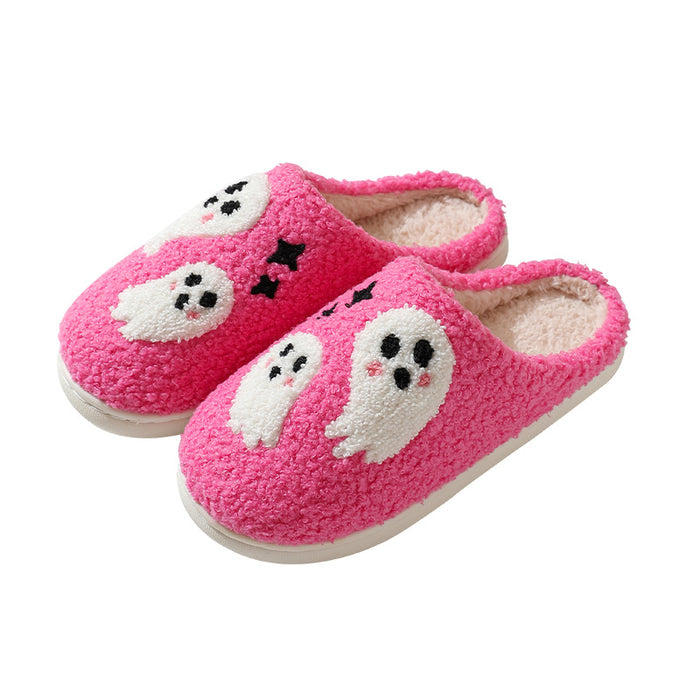 Wholesale Ghost cotton slippers women home indoor non-slip home  slippers winter