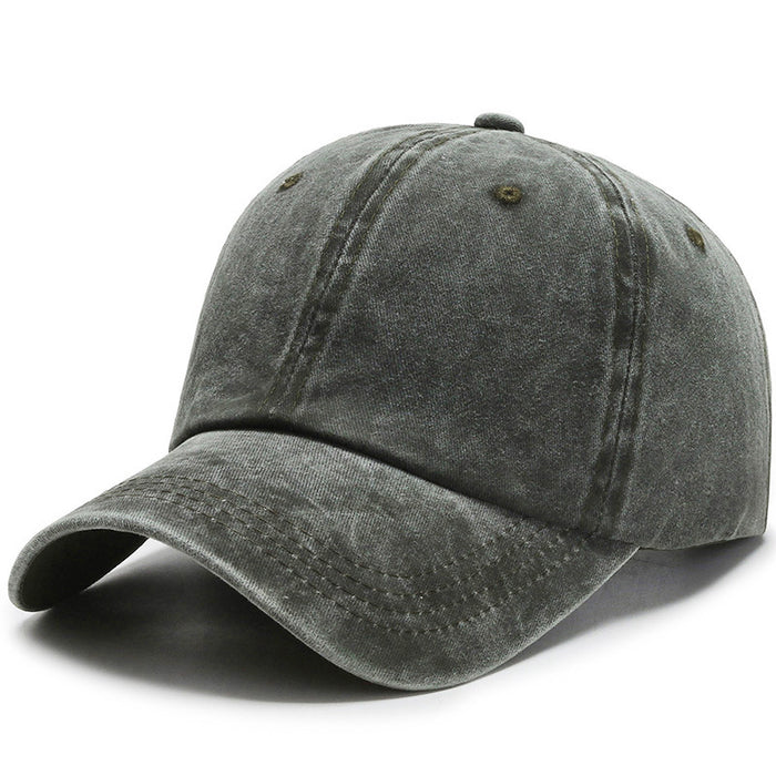 Wholesale Washed hat, vintage baseball cap, outdoor sun shading duckbill cap
