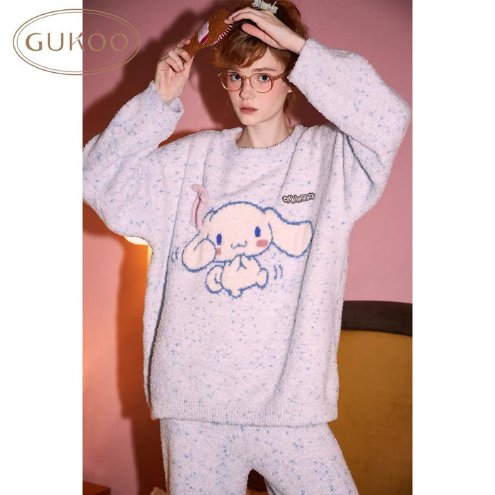 Wholesale Autumn and Winter Cartoon Cute Warm Winter Home Clothes Pajamas JDC-PJ-MZL003