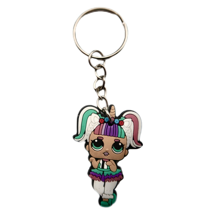 Wholesale 10pcs Surprise doll keychain pendant creative bag pencil case pendant key ring accessories