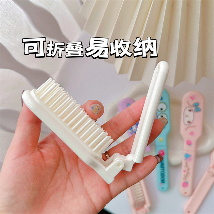 Wholesale cute  comb portable portable hair comb ugly fish bangs comb travel mini massage comb