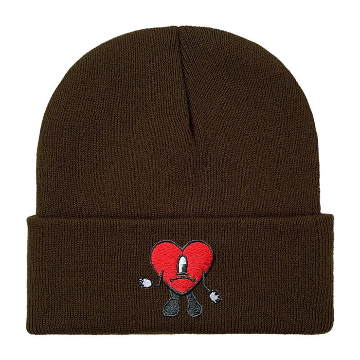 Wholesale Cartoon Embroidery Acrylic Wool Knitted Hat JDC-FH-Shengn006