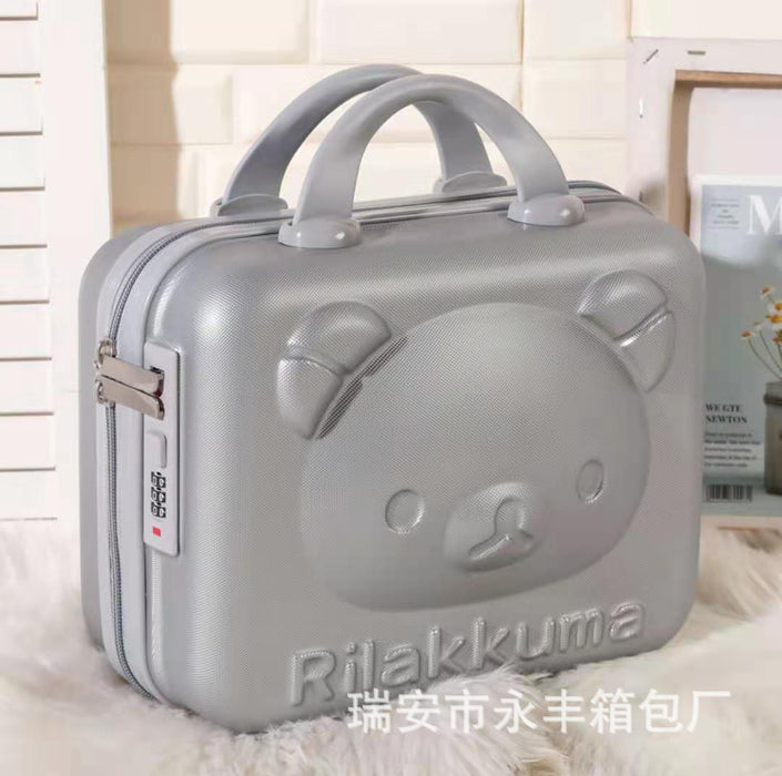 Wholesale Bear and Cat Cosmetic 14 Inch Suitcase