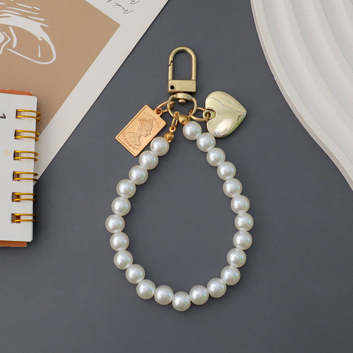 Wholesale Vintage Square Figure Love Pendant Mobile Phone Lanyard Small