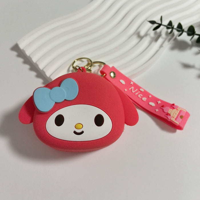 Wholesale Silicone Coin Purse Keychain Storage Bag Cute Headphone Bag Pendant Children's Blind Box Gift