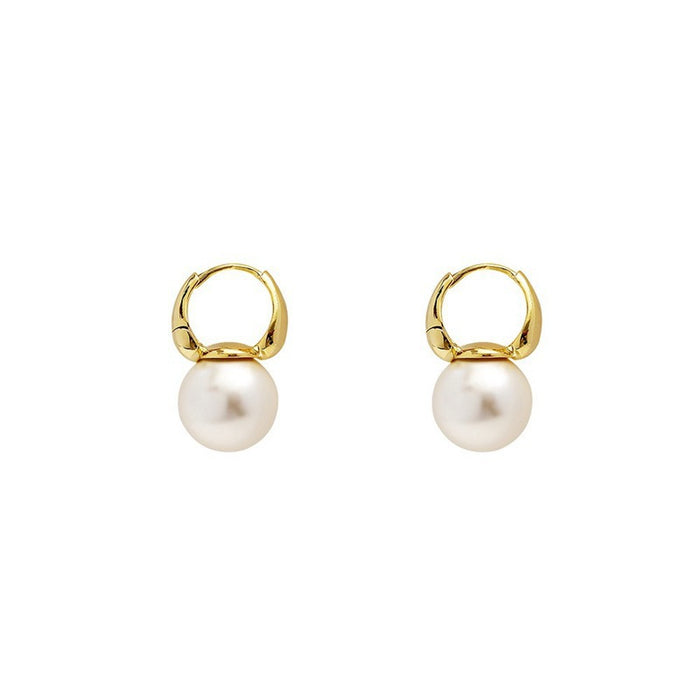Wholesale simple pearl personality exquisite fashion buckle ear