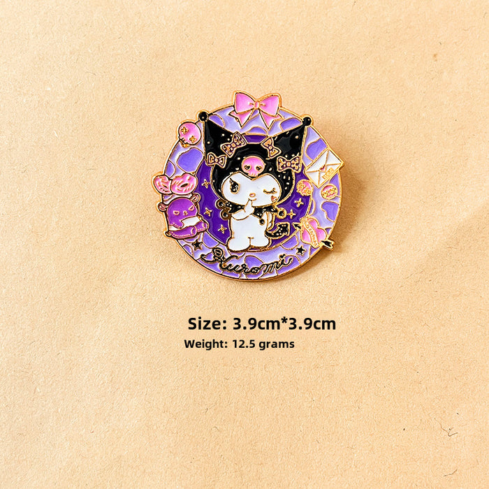 Wholesale Advanced cartoon brooch, cute metal badge, clothes, bags, accessories