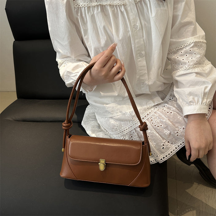 Wholesale Retro bag versatile and fashionable shoulder bag, trendy and stylish hand-held armpit bag