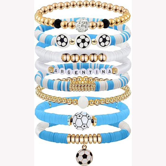 Wholesale 2pcs World Cup Bracelets from Various Countries