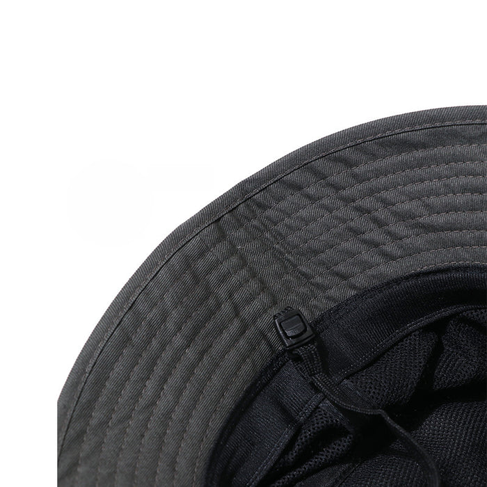 Wholesale Retro functional basin hat, big head circumference, street drawstring fisherman hat