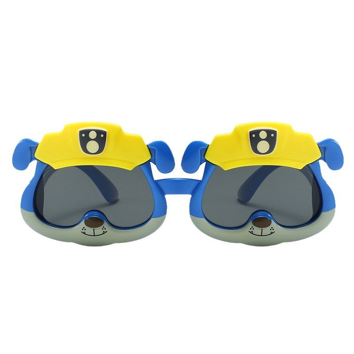 Wholesale Cartoon shaped children's polarized sunglasses, outdoor UV resistant sunshade glasses, silicone glasses