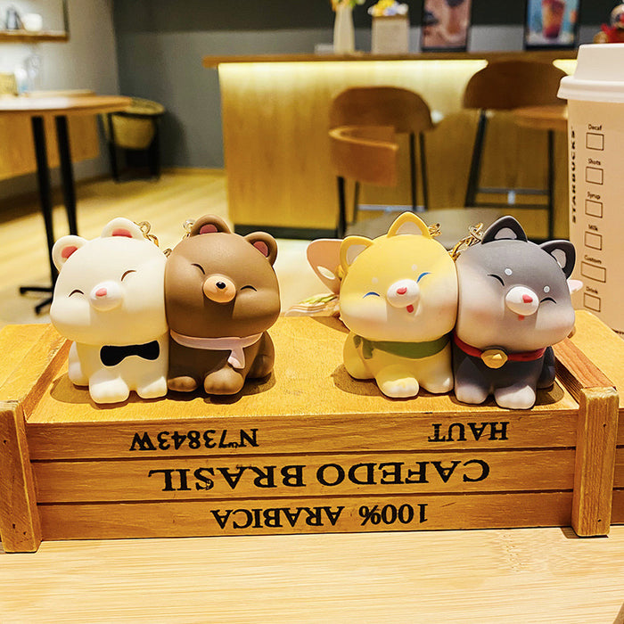Wholesale Keychain, cute animal, car doll, backpack pendant