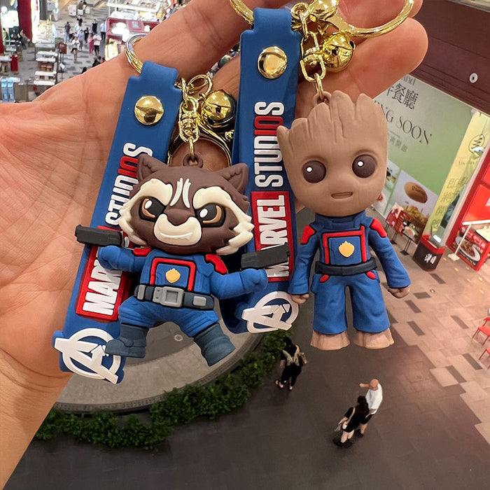 Wholesale Creative Soft Rubber Doll PVC Keychain (F) JDC-KC-XingS007