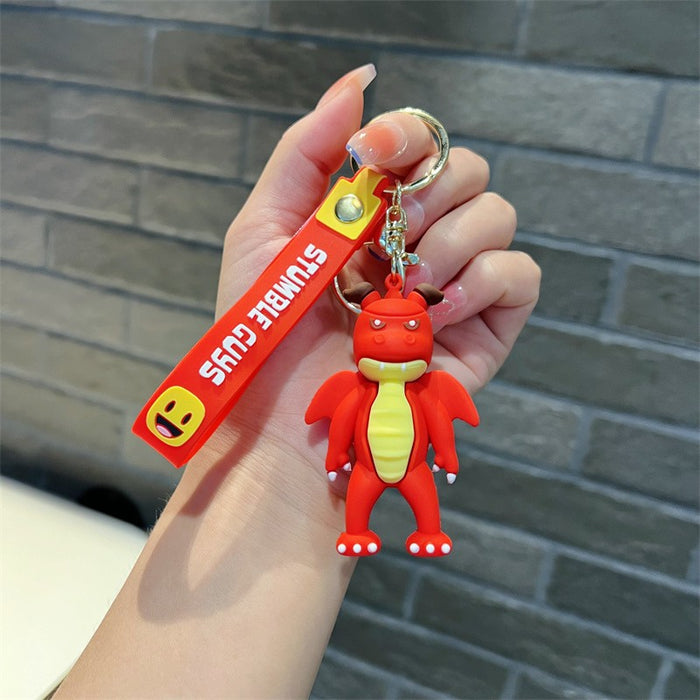 Wholesale Cartoon Game PVC Soft Glue Keychain JDC-KC-JinB029