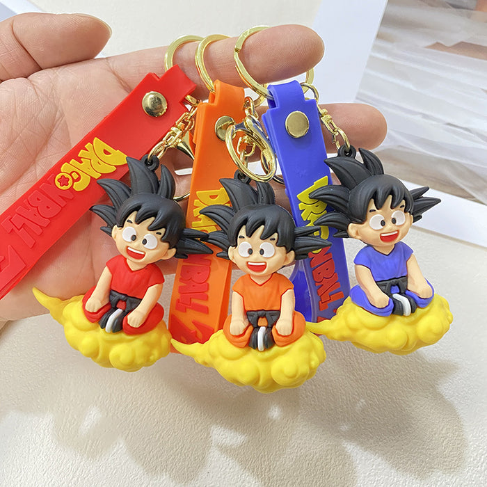 Wholesale Cartoon somersault cloud keychain cartoon toy student backpack pendant