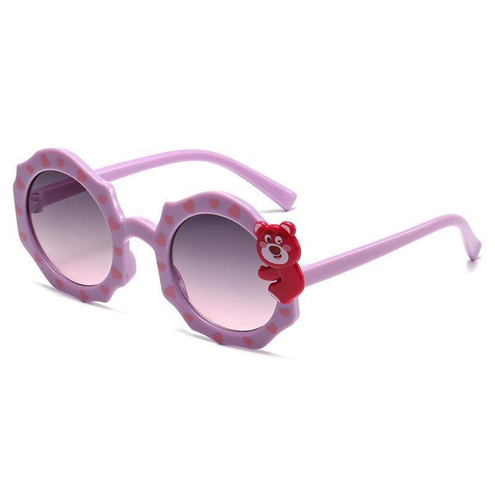 Wholesale Children's sunglasses, UV resistant baby glasses, boys' cartoon sunglasses, designed for taking photos and shading