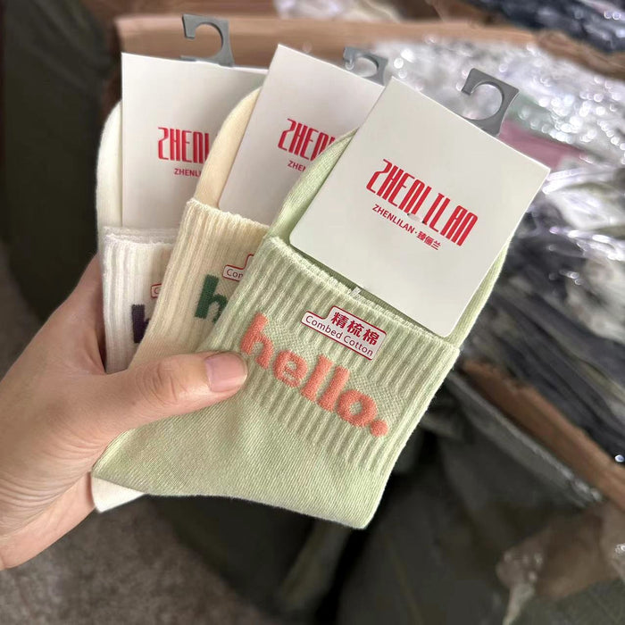 Wholesale Sports socks, mid length socks, trendy long socks for wearing