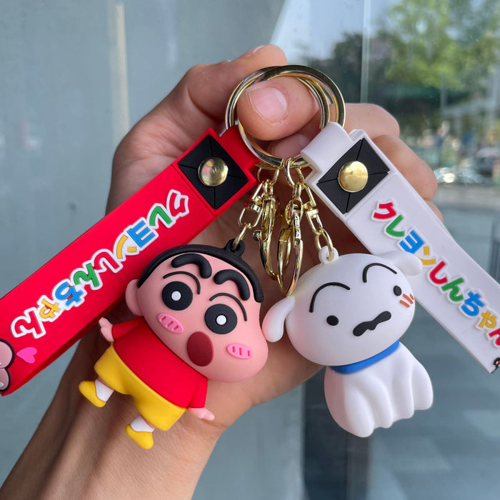 Wholesale Keychain cartoon doll cute backpack pendant doll machine small gift car keychain wholesale