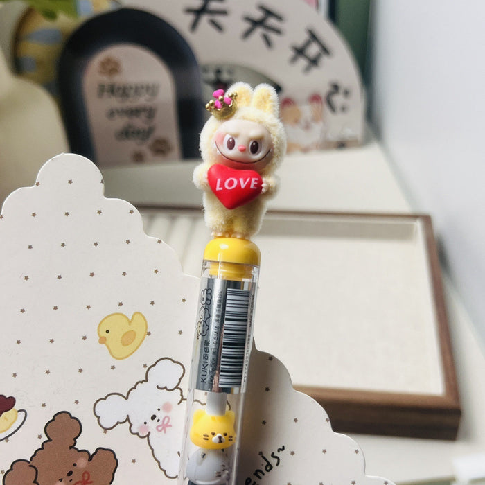 Wholesale Flocking Cute Grain String Music Gel Pen