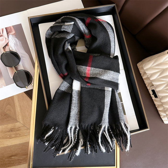 Wholesale Warm Shawl f Unisex Fashion All-match Tassel