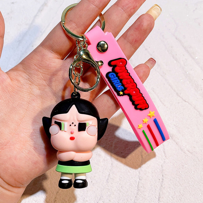 Wholesale Cartoon Silicone Doll Keychain JDC-KC-QiChao039