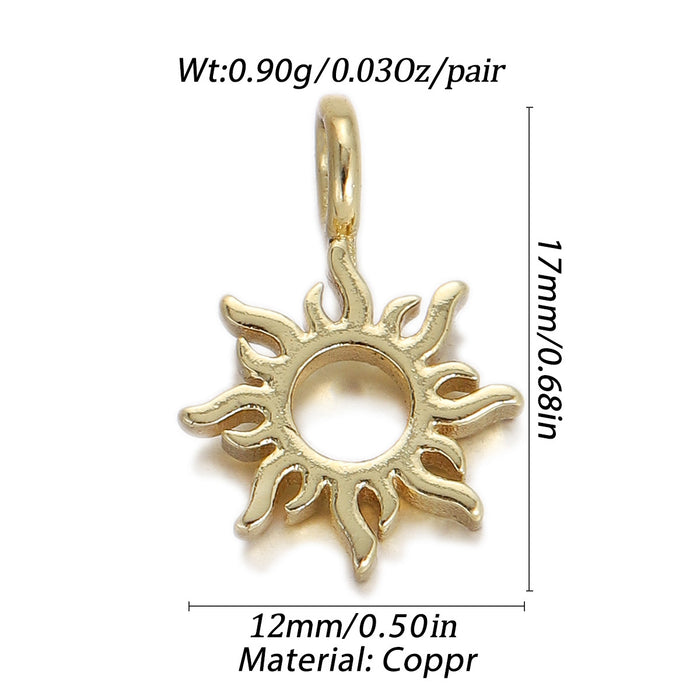 Wholesale Wings Butterfly Sun Crown Design Pendant JDC-PT-YJ017