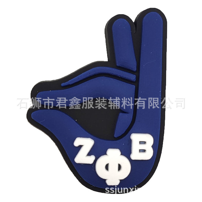 Wholesale 50pcs  blue community organization slippers hole shoes accessories