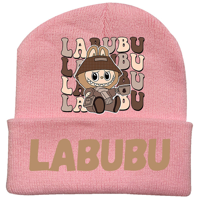 Wholesale Anime cartoon woolen hat knitted hat pullover outdoor warm