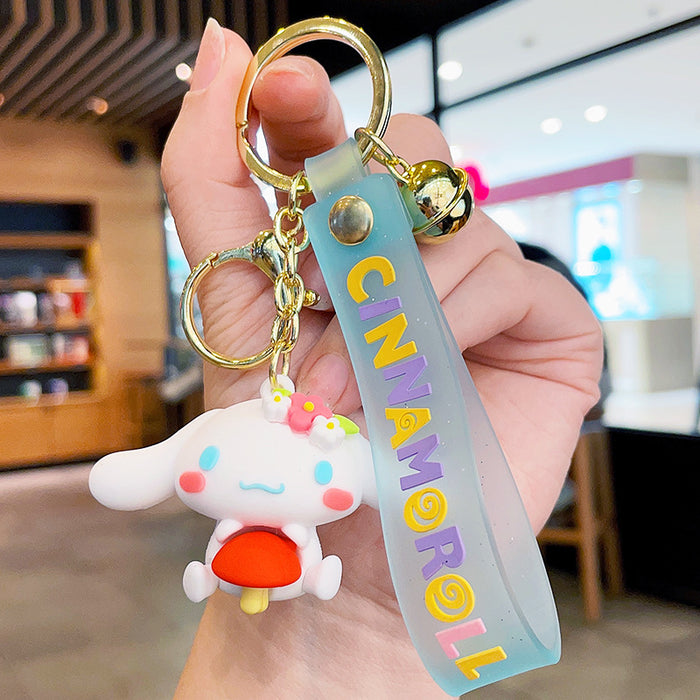 Wholesale Cartoon Silicone Keychain JDC-KC-MZL013