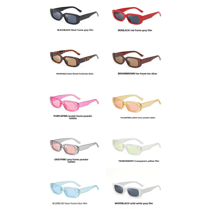 Wholesale Box black sunglasses, retro UV resistant sunglasses