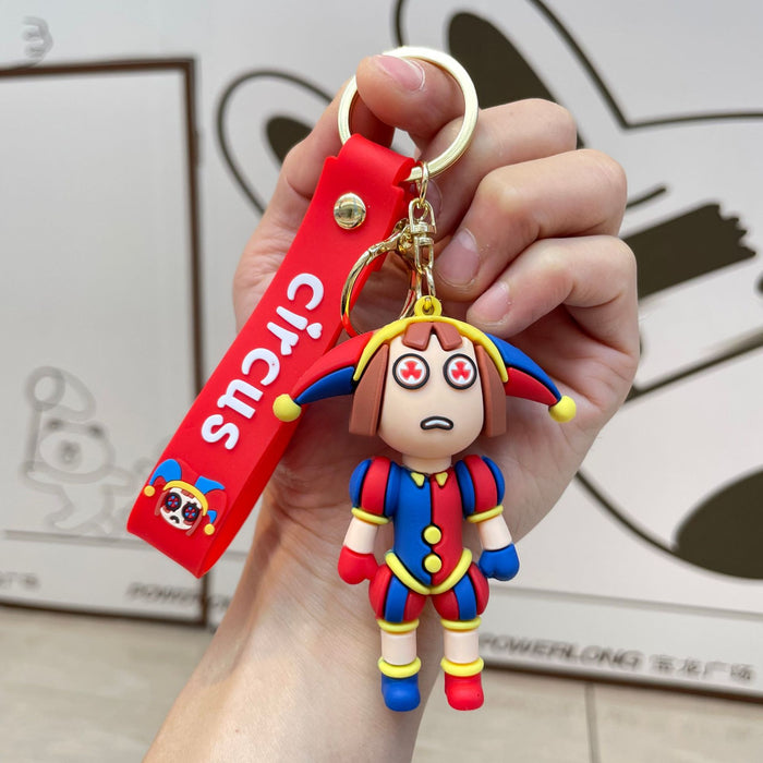 Wholesale Magical Digital Circus Keychain Doll Pendant
