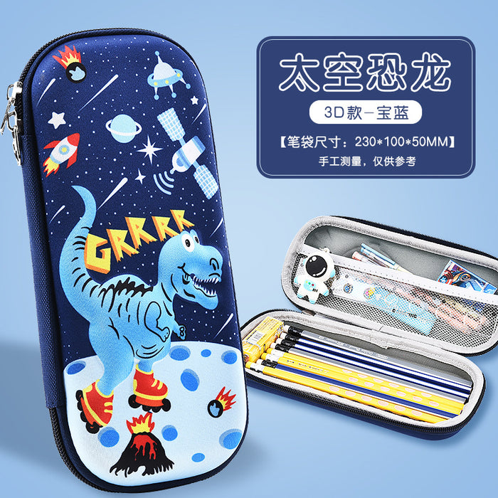 Wholesale New 3D Stereo Stationery Box for Primary School Students Cartoon Eva Pencil Case