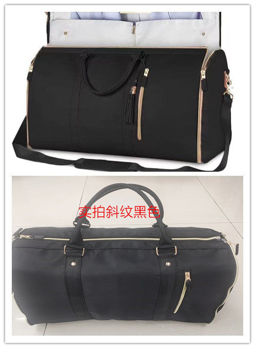 Wholesale Travel convenient carry-on clothing bag large PU leather duffel bag for women