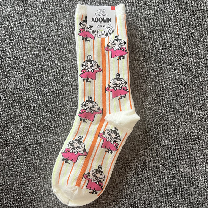 Wholesale Cotton Women's Socks Cartoon Anime Mid-length JDC-SK-Bingao003