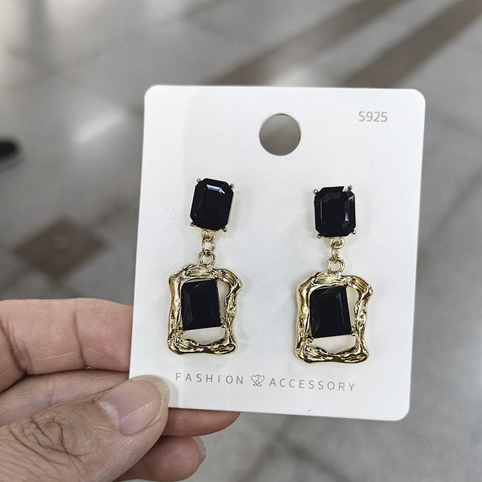 Wholesale elegant bow earrings light luxury niche design versatile creative earrings jewelry