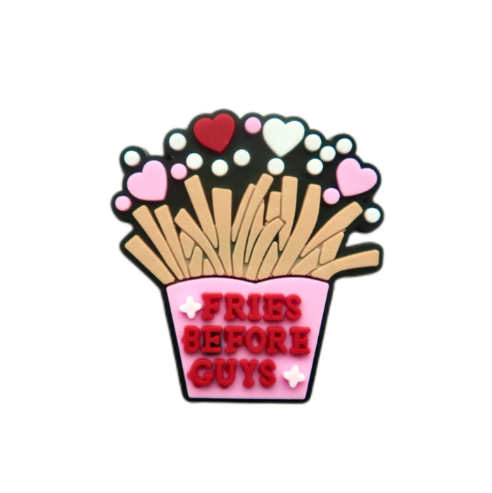 Wholesale Love Hole Shoes Flower Shoes Buckle DIY Removable Decorative Accessories Wholesale PVC Soft Rubber