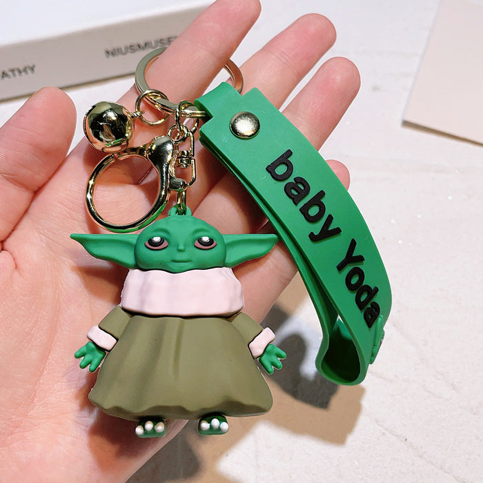 Wholesale Cartoon Silicone Doll Keychain JDC-KC-QiChao016