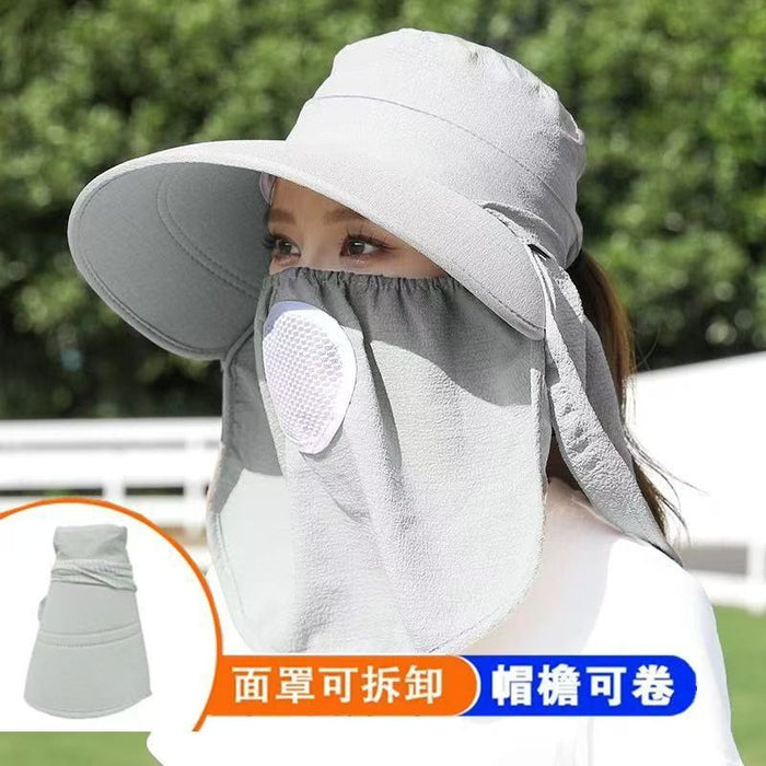 Wholesale Lace lace straw hat with curled edges and hollowed out Lafite sun hat, large brim